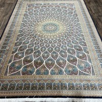 Иранский ковер Qum 496 Синий